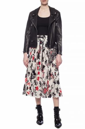 Pleated skirt with a printed pattern, zdjęcie 2 Pleated skirt with a printed pattern od Red Valentino